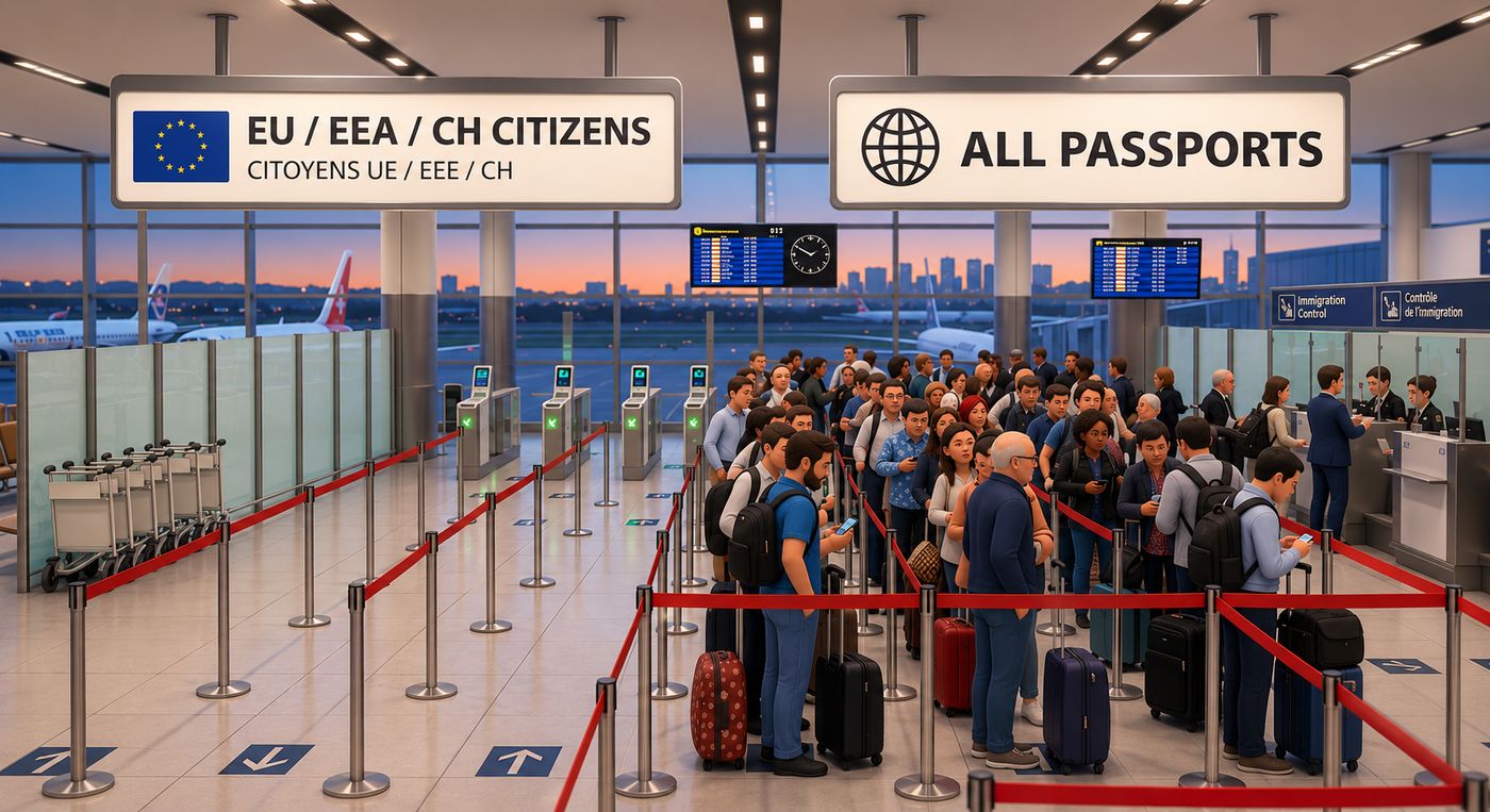 The EU Passport Benefit Nobody Mentions: You Skip the Immigration Line, Both Ways